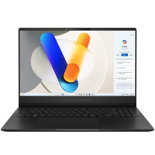 ASUS Vivobook S 15 OLED S5506MA-MA071W Intel Core Ultra 5 125H 3600MHz/15.6"/2880x1620/16GB/512GB SSD/Intel Arc Graphics/Wi-Fi/Bluetooth/Windows 11 Home (90NB14E1-M00560) Black 