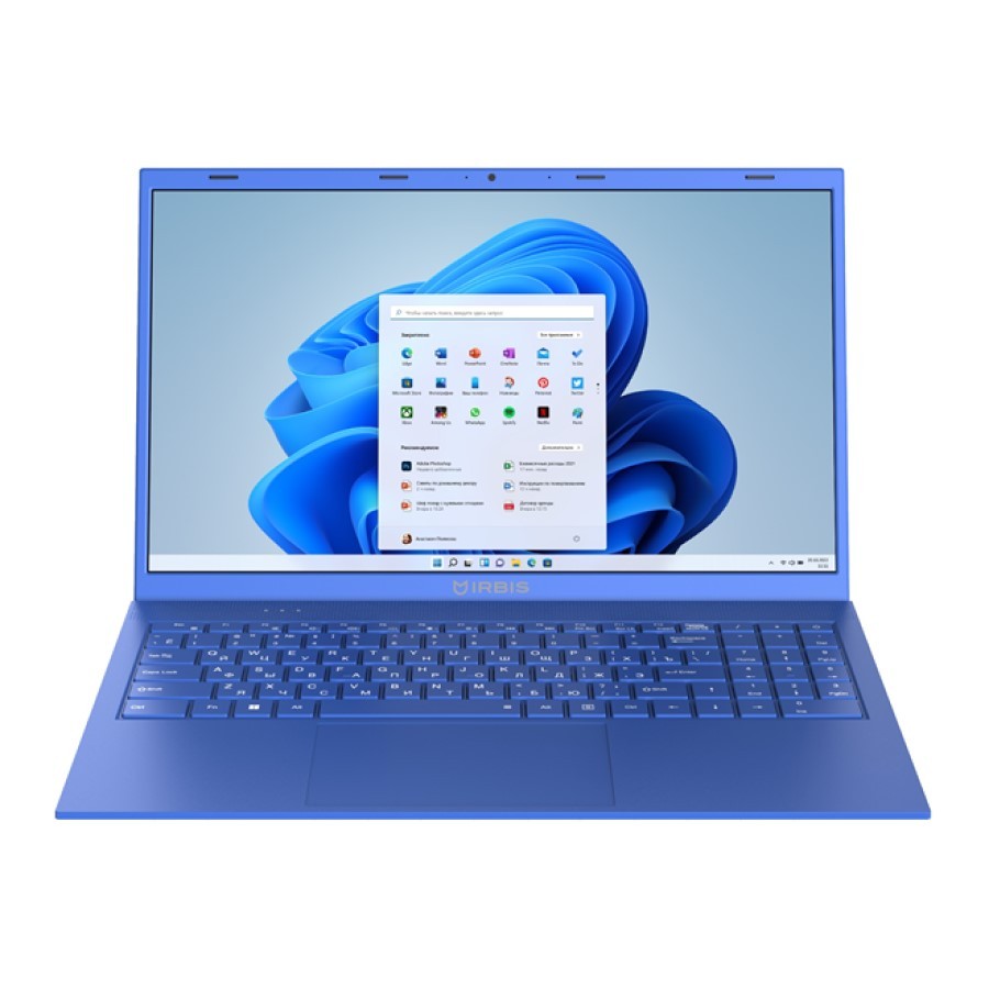 IRBIS Blizzard 15NBC1000N AMD Ryzen 3 3200U 2600MHz/15.6"/1920x1080/16GB/512GB SSD/AMD Radeon RX Vega 3/Wi-Fi/Bluetooth/Windows 11 Pro (15NBC1000N) Blue 