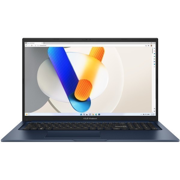 ASUS VivoBook 17 X1704ZA-AU333 Intel Core i3 1215U 1200 MHz/17.3"/1920x1080/8GB/512GB SSD/Intel UHD Graphics/Wi-Fi/Bluetooth/DOS (90NB10F2-M00DH0) Blue 