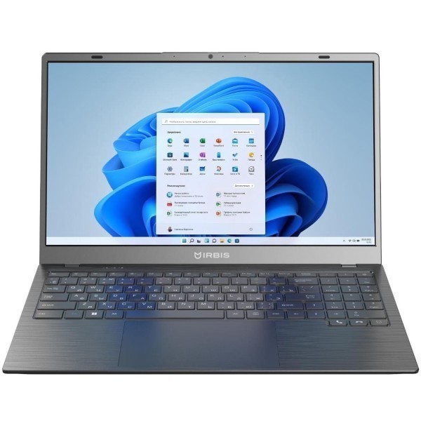 IRBIS 15NBC1013 Intel Celeron N4020 1100MHz/15.6"/1920x1080/8GB/128GB eMMC/Intel UHD Graphics 600/Wi-Fi/Bluetooth/Windows 11 Pro (15NBC1013) Grey 