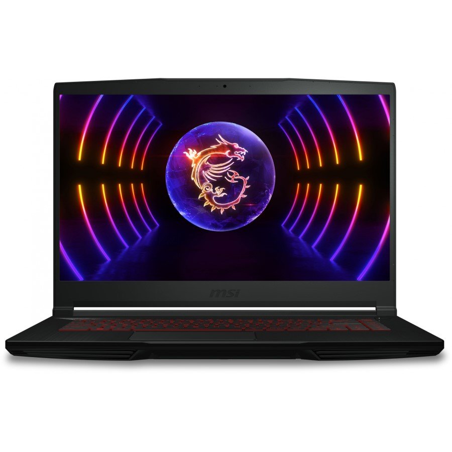 MSI GF63 Thin 12VF-1039RU Intel Core i7 12650H 2300MHz/15.6"/1920x1080/32GB/512GB SSD/NVIDIA GeForce RTX 4060 8GB/Wi-Fi/Bluetooth/DOS (9S7-16R821-1039) Black 