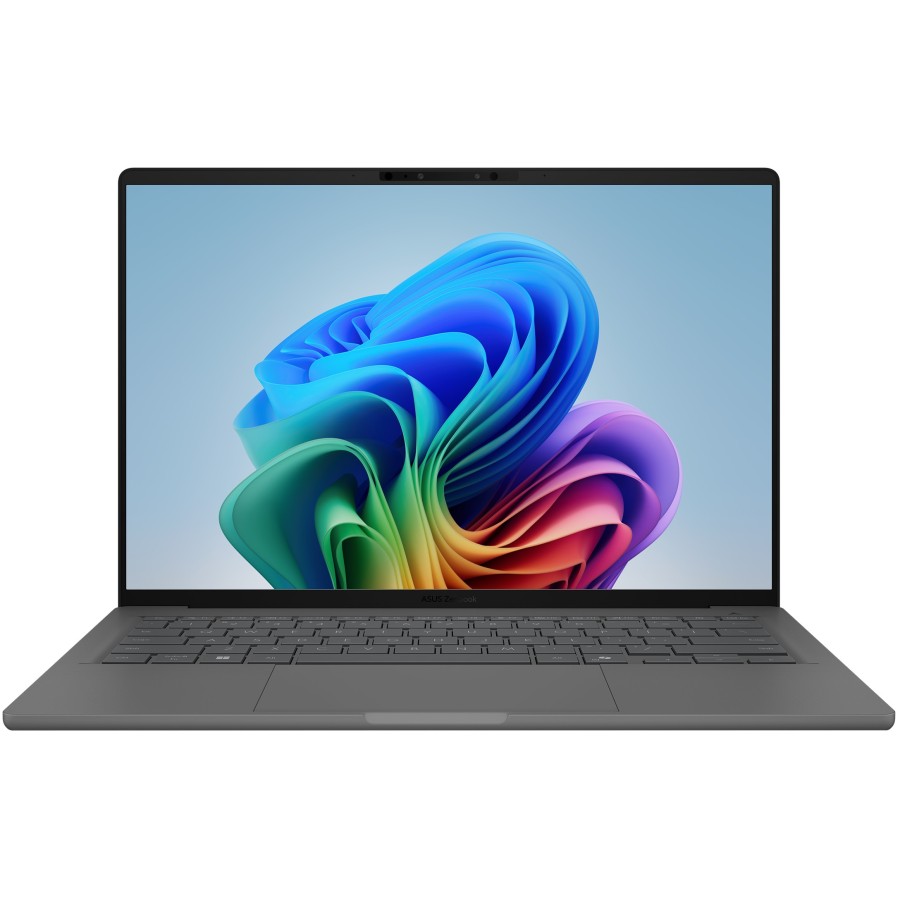 ASUS Zenbook A14 UX3407RA-QD038W Snapdragon X Elite X1E-78-100 3400MHz/14"/1920x1200/32GB/1024GB SSD/Qualcomm Adreno/Wi-Fi/Bluetooth/Windows 11 Home (90NB16G2-M00360) Grey 
