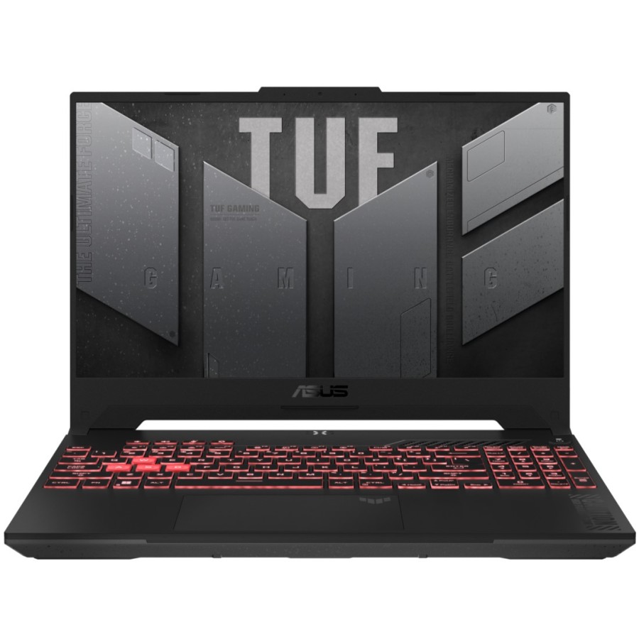 ASUS TUF Gaming A17 FA707NV-HX064 AMD Ryzen 5 7535HS 3300MHz/17.3"/1920x1080/16GB/1024GB SSD/NVIDIA GeForce RTX 4060 8GB/Wi-Fi/Bluetooth/DOS (90NR0E35-M003R0) Grey 