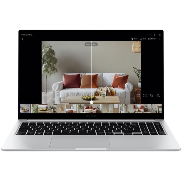 Samsung Galaxy Book4 Intel Core 5 120U 900MHz/15.6"/1920x1080/16GB/512GB SSD/Intel Graphics/Wi-Fi/Bluetooth/Windows 11 Home (NP750XGK-KS2IN) Silver 