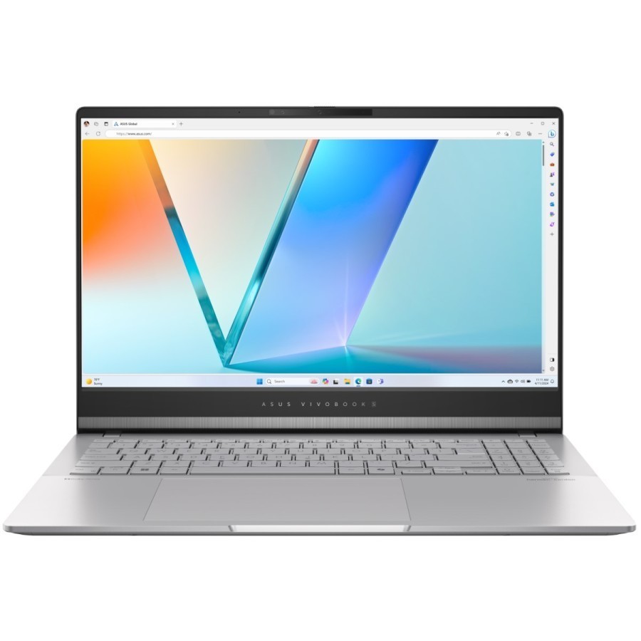 ASUS Vivobook S 15 M5506NA-MA013 AMD Ryzen 5 7535HS 3300MHz/15.6"/2880x1620/16GB/1024GB SSD/AMD Radeon 660M/Wi-Fi/Bluetooth/DOS (90NB14D3-M004S0) Silver 
