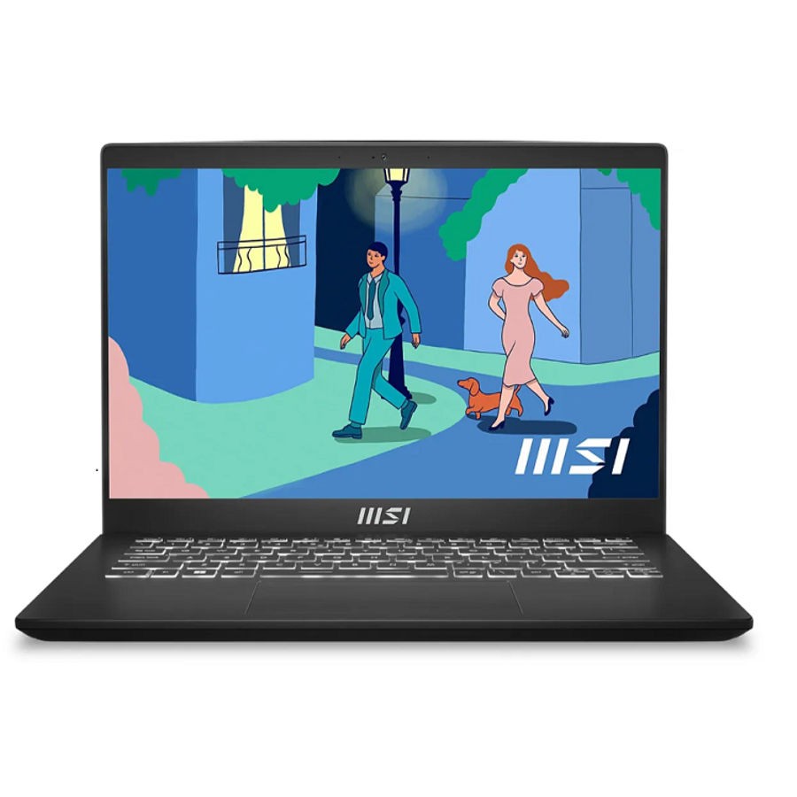 MSI Modern 14 MS-14JK C7M-231XBY AMD Ryzen 5 7530U 2000 MHz/14"/1920x1080/16GB/512GB SSD/AMD Radeon Vega 7/Wi-Fi/Bluetooth/DOS (C7M-231XBY) Black 