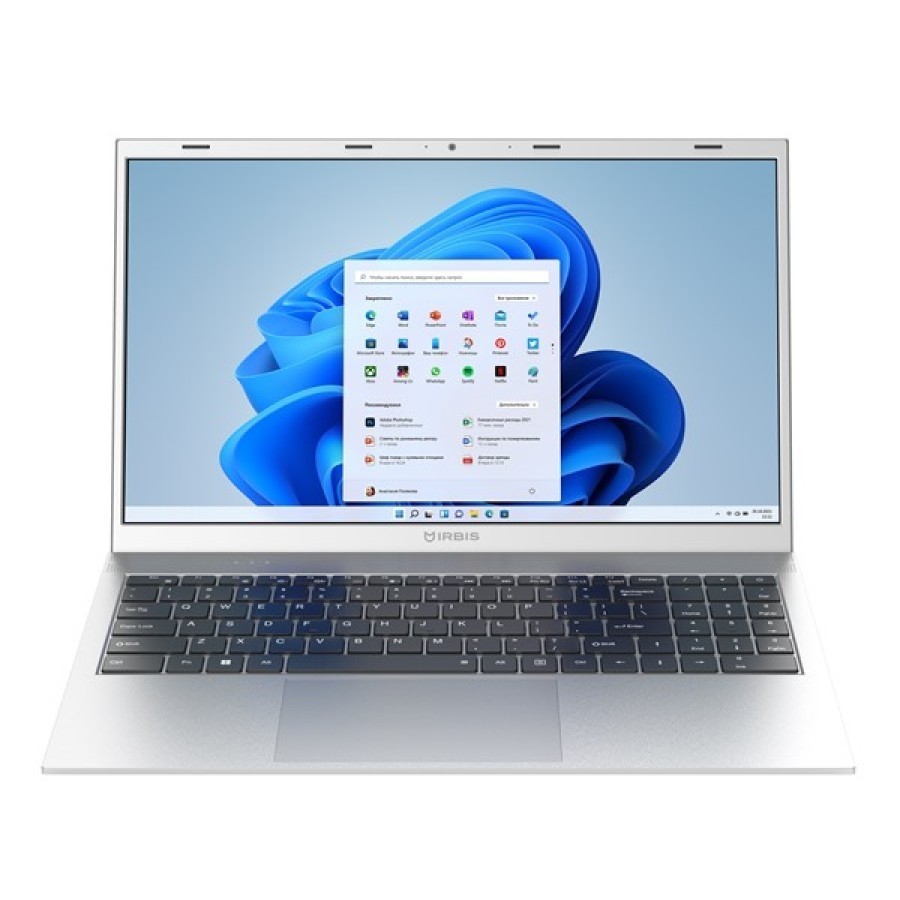 IRBIS Blizzard 15NBC1009S AMD Ryzen 7 5825U 2000MHz/15.6"/1920x1080/16GB/512GB SSD/AMD Radeon RX Vega 8/Wi-Fi/Bluetooth/Windows 11 Pro (15NBC1009S) Silver 