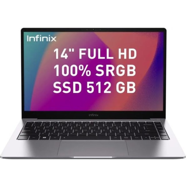 Infinix Inbook XL23 Intel Core i5 1155G7 2500MHz/14"/1920х1080/8GB/512GB SSD/Intel Iris Xe Graphics/Wi-Fi/Bluetooth/Windows 11 Home (71008300932) Grey 