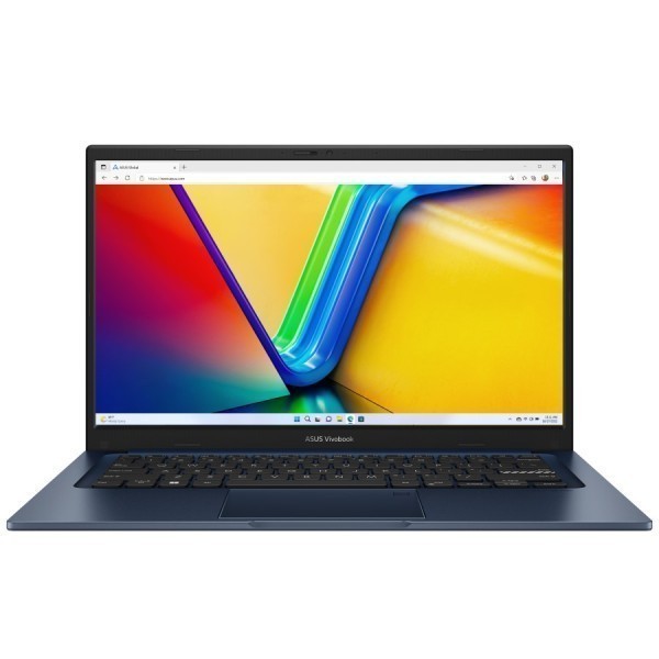 ASUS VivoBook X1404VA-EB392 Intel Core i5 1335U 1300MHz/14"/1920x1080/16GB/512GB SSD/Intel Iris Xe Graphics/Wi-Fi/Bluetooth/Без ОС (90NB10I1-M00CB0) Blue 