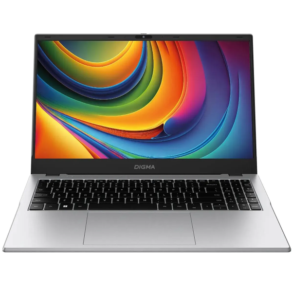 Digma EVE C5802 Intel N100 800MHz/15.6"/1920х1080/8GB/256GB SSD/DVD нет/Intel UHD Graphics/Wi-Fi/Bluetooth/Windows 11 Pro (DN15N1-8CXW01) Silver 