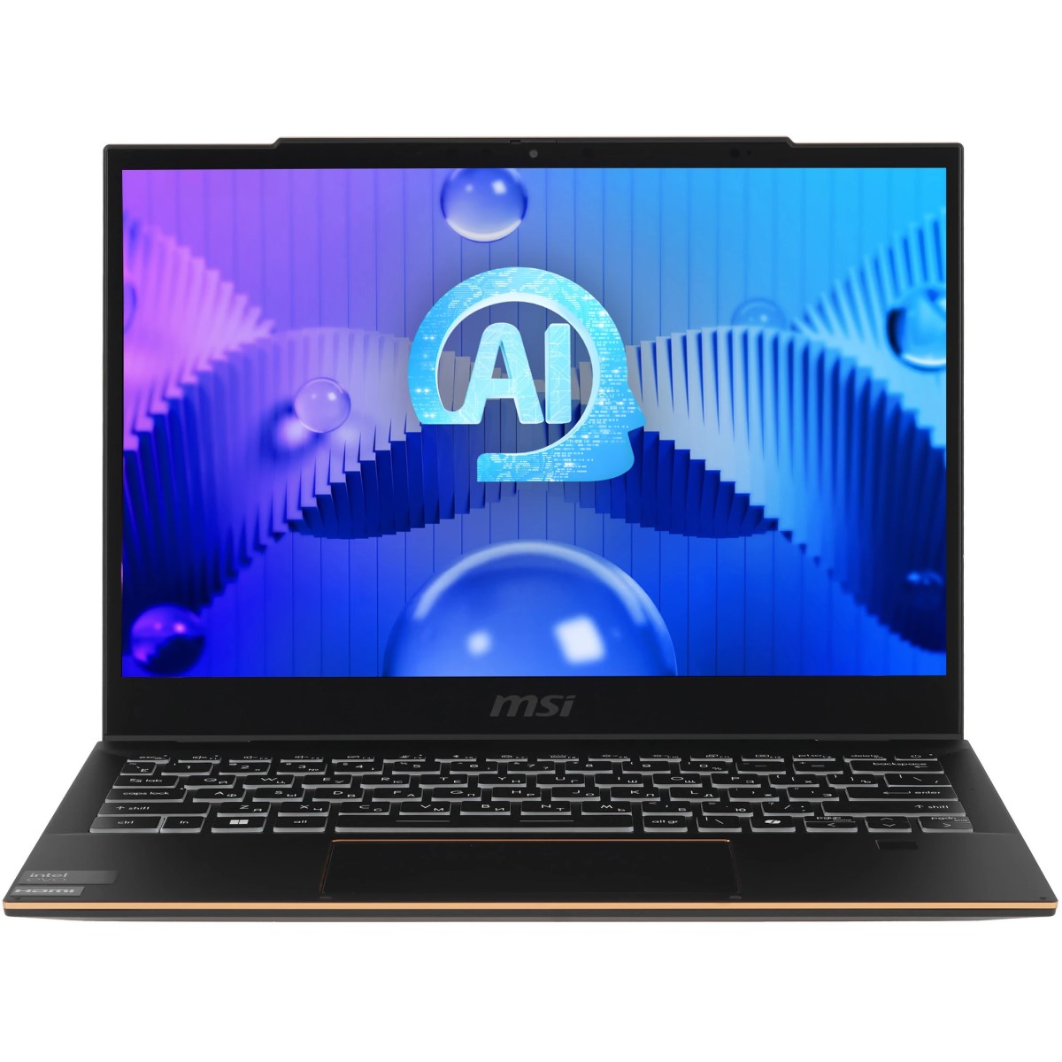 MSI Summit E13 AI Evo A1MTG-020RU Intel Core Ultra 7 155H 3800MHz/13.3"/1920x1200/16GB/512GB SSD/Intel Arc Graphics/Wi-Fi/Bluetooth/Windows 11 Pro (9S7-13P411-020) Black 