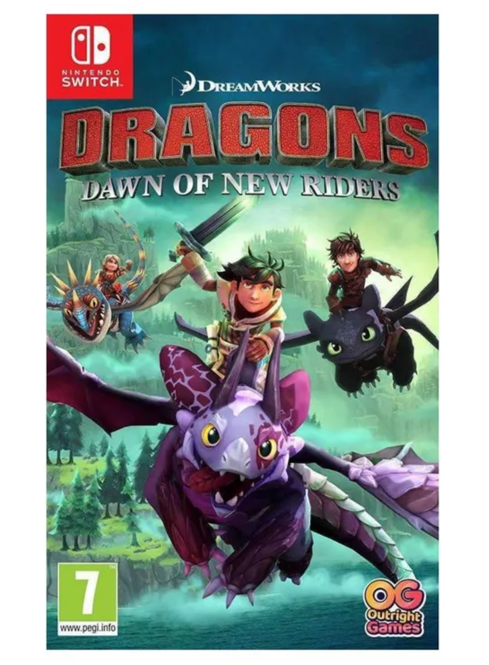 Игра Dragons Dawn of New Riders (Как приручить Дракона 3) (для Nintendo Switch)