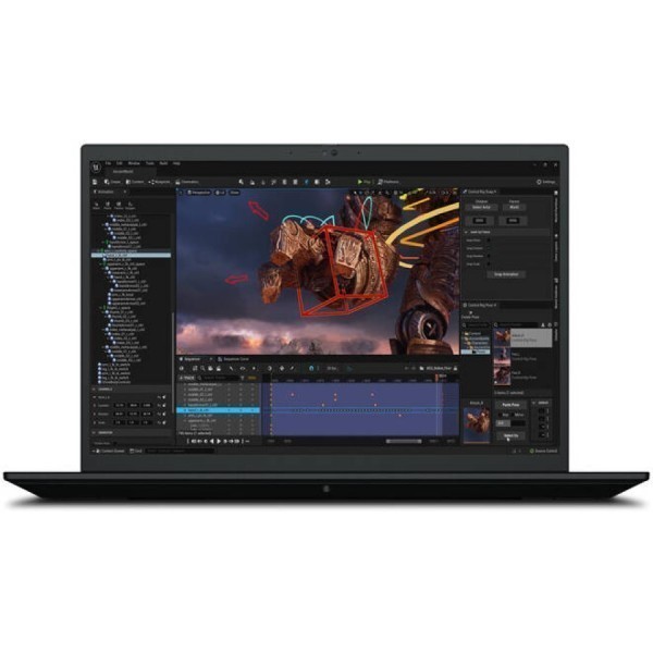 Lenovo ThinkPad P1 Gen 6 Intel Core i9 13900H 2600MHz/16"/2560x1600/32GB/1024GB SSD/NVIDIA RTX 2000 Ada 8GB/Wi-Fi/Bluetooth/Windows 11 Pro (21FV000CUE) Black 