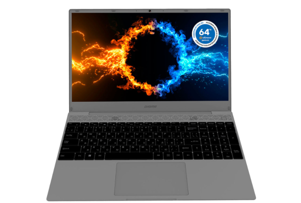 Digma EVE 15 C423 AMD Ryzen 3 3200U 2600MHz/15.6"/1920х1080/8GB/512GB SSD/DVD нет/AMD Radeon Vega 3/Wi-Fi/Bluetooth/Windows 11 Pro (NR3158DXW01) Grey 