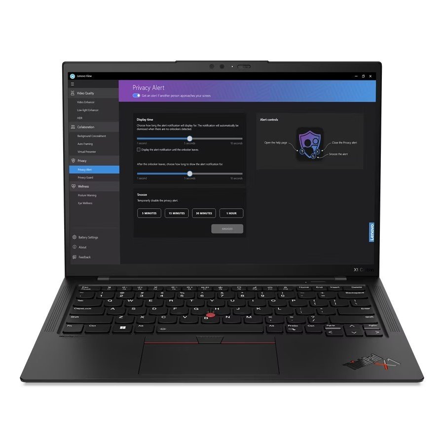 Lenovo ThinkPad X1 Carbon Gen 11 Intel Core i7 1355U 1700MHz/14"/1920x1200/16GB/512GB SSD/Intel Iris Xe Graphics/Wi-Fi/Bluetooth/Windows 11 Pro (21HM004GRT) Black 