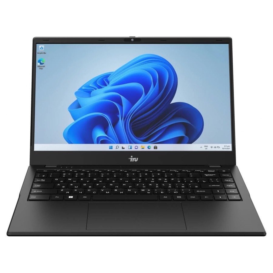 iRU Planio 14ING Intel N100 3400MHz/14"/1920x1080/8GB/512GB SSD/Intel UHD Graphics/Wi-Fi/Bluetooth/DOS (2058899) Black 