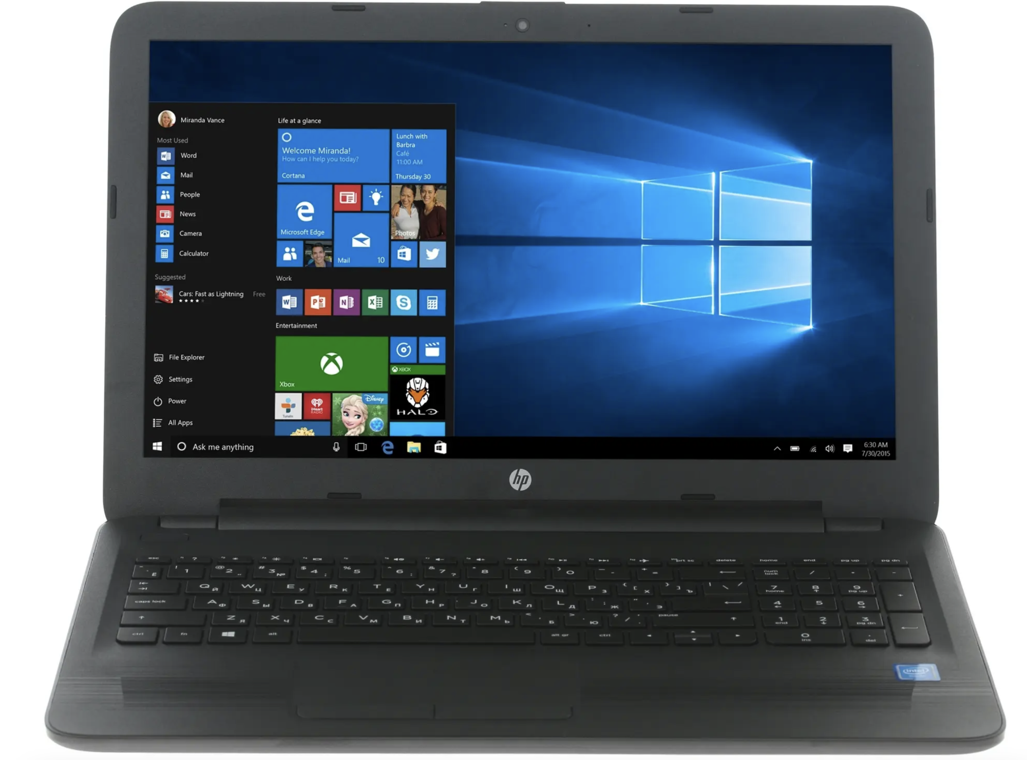 Ноутбук HP Pavilion 15-ay028ur