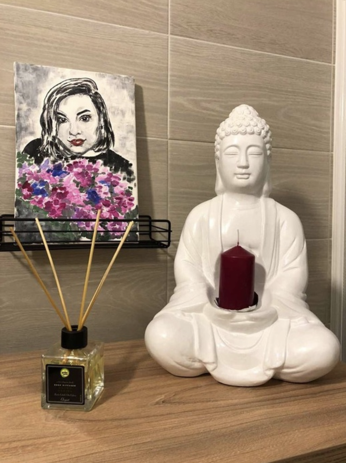 Скульптура Будда, гипс